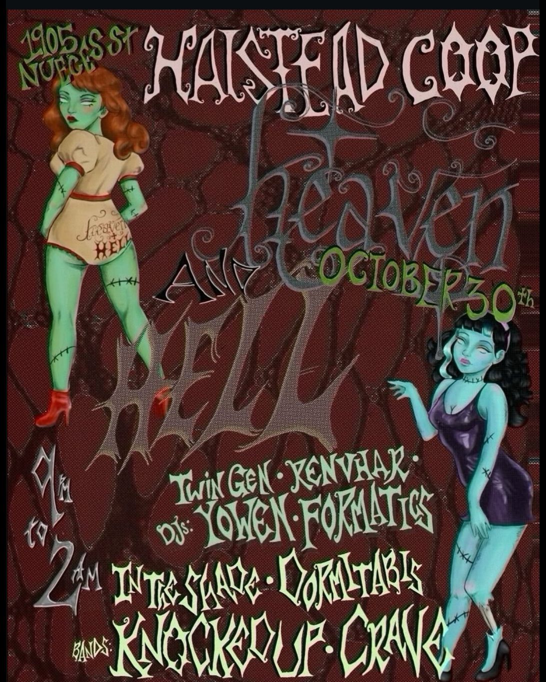 In the Shade, Dormitatis, Knocked Up, Crave, Twin Gen, Kenvhar, Yowen, Formatics