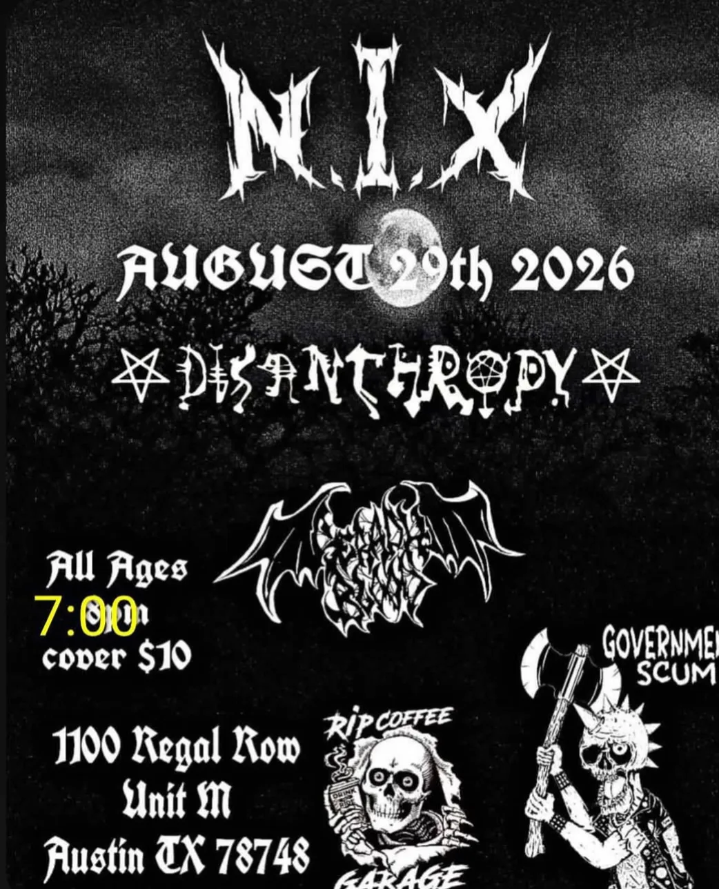 N.I.X., Disanthropy, Government Scum