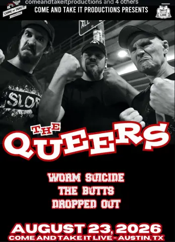 Flyer for The Queers