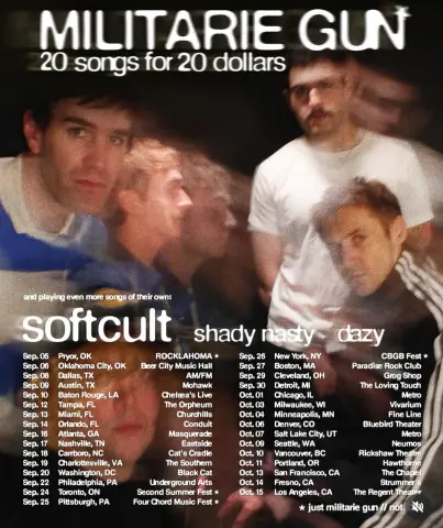 Flyer for Militarie Gun w/ Softcult
